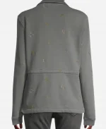 Zara Floral Joey King A Family Affair 2024 Embroidered Jacket