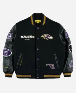 2025 Golf Wang Ravens Letterman Jacket