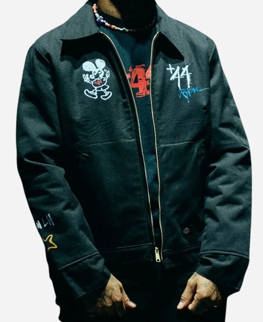 +44 Steadman Stars Zip Up Jacket +44 Steadman Stars Zip Up Jacket