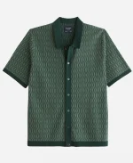 Abercrombie & Fitch Jacquard Pattern Sweater Polo