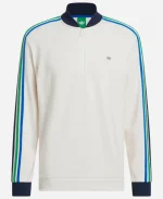 Adidas Golf Originals 3-Stripes Quarter Sweatshirt