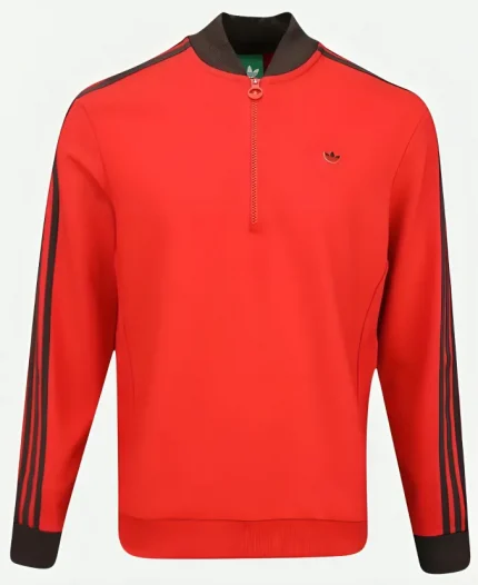 Adidas Golf Originals 3-Stripes Quarter Sweatshirt