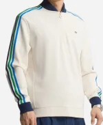 Adidas Golf Originals 3-Stripes Quarter Sweatshirt - White
