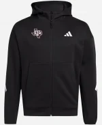 Adidas Texas A&M Player Travel ZNE Hoodie -Black