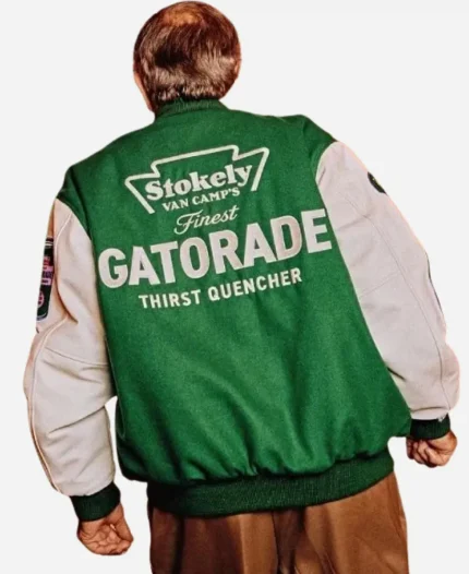 A’ja Green & White Varsity Jacket