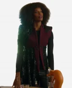 Aleesha Upload S03 Purple Sleeveless Blazer