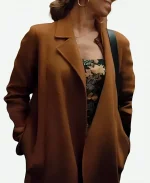 Ana Ortiz Love Victor S02 Isabel Salazar Brown Wool Coat