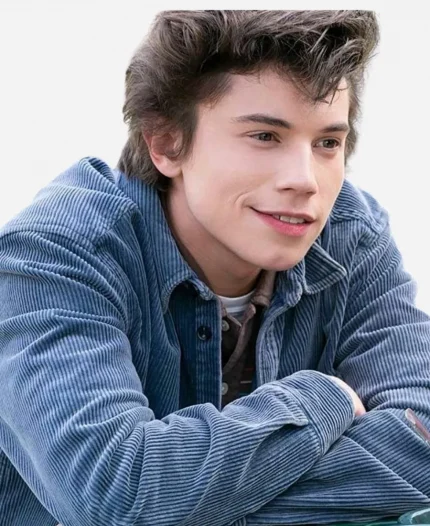 Anthony Turpel Love Victor Felix Weston Shirt Style Blue Corduroy Jacket