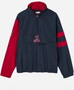 Arsenal Retro Crest Windbreaker 1-4 Zip Jacket