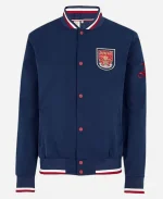 Arsenal Retro Vintage Baseball Navy Blue Varsity Jacket