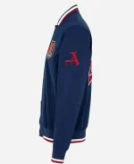 Arsenal Retro Vintage Baseball Varsity Jacket - Navy Blue