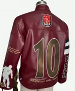 Arsenal Star Dennis Bergkamp Daughter Yasmin Naomi Bergkamp Fans Special Gunners Leather Jacket