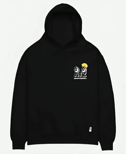 Ateez x Vandy The Pink Lemon Drop Hoodie - Black