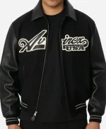 Avirex Script Wool Leather Varsity Jacket