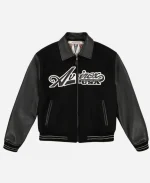 Avirex Script Wool Leather Varsity Jacket For Mens