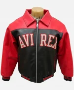 Avirex USA Edition Leather Bomber Jacket