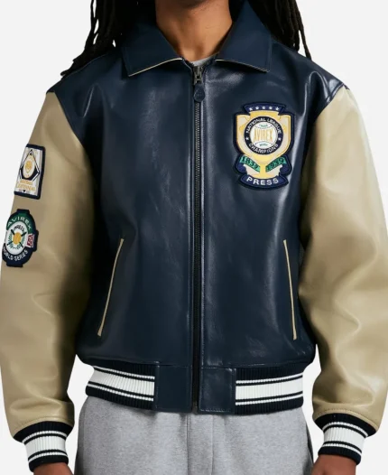 Avirex World Series Leather Jacket