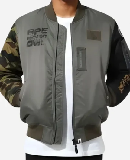 BAPE x OVO Loose Fit MA-1 Bomber Jacket