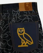 BAPE x OVO Neon 1st Como Pant - Indigo