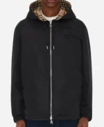BURBERRY Reversible Check Black Hooded Jacket