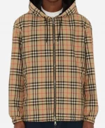BURBERRY Reversible Check Hooded Jacket