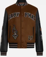 Baby Phat Brown Varsity Jacket