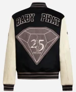 Baby Phat Letterman Varsity Jacket - Black