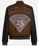 Baby Phat Varsity Jacket - Brown