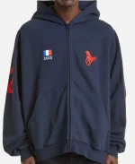 Balenciaga Polo Zip Hoodie