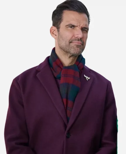 Benjamin Ayres A Christmas Angel Match Coat - Purple