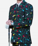 Big And Tall Christmas Blazer - Black