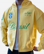 Brazil Football Club Zip Hoodie