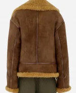 Burberry Shearling Aviator Brown Jacket