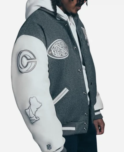 CNCPTS x Nike x Patriots NFL 2025 Rivalries Set-In Varsity Jacket