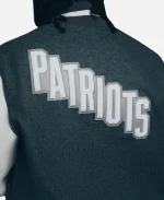 CNCPTS x Nike x Patriots NFL 2025 Rivalries Set-In Varsity Jacket - Grey & WHite