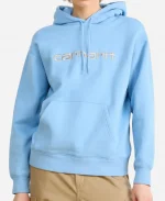 Carhartt Blue Hooded Sweatshirt