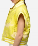 Carmen Sanchez Electric Bloom Season 01 TV Series 2025 Jade Castillo Textured Yellow Vest