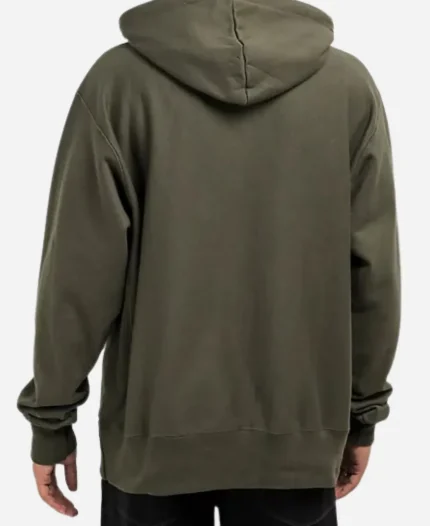 Champion Reverse Weave C Logo Acadia Green Pullover Hoodie