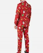 Christmas Allover Print Suit