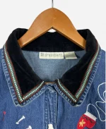 Christmas Blue Denim Jacket