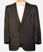 Christmas Check Blazer Coat