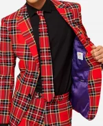 Christmas Check Suit Jacket