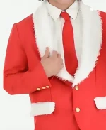 Christmas Classic Santa Claus Red Blazer