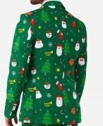 Christmas Festivity Green Blazer