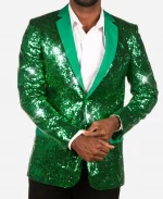 Christmas Green Blazer