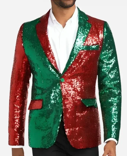 Christmas Green Blazer