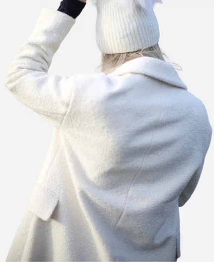 Christmas Monochrome Wool Coat 