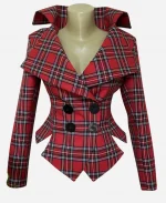 Christmas Plaid Blazer