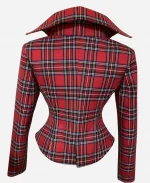 Christmas Plaid Blazer Coaat