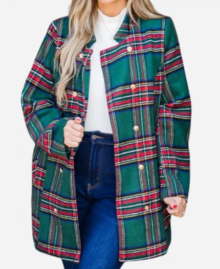 Christmas Plaid Coat